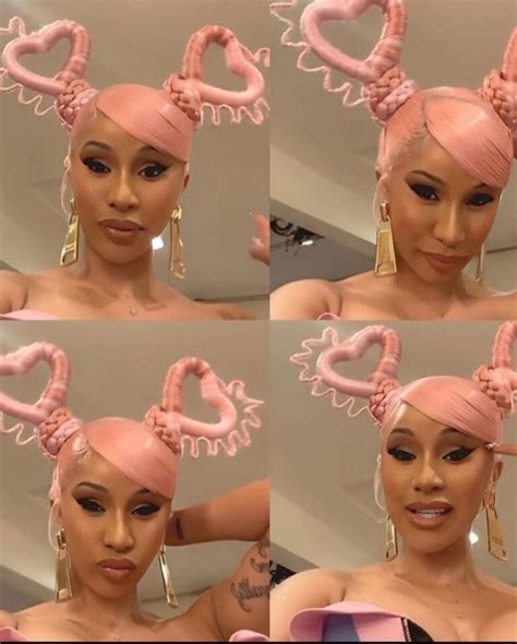Get The Look Cardi B S Pink Heart Hair By Tokyo Stylez For Joico Cardi