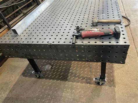 Welding Fixture Bench Jig Table Mx M Mm Steel Fabrication Flat Slab Ebay