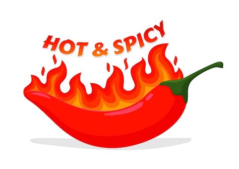 Premium Vector Hot And Spicy Icon Vector Red Hot Chilli That Feels