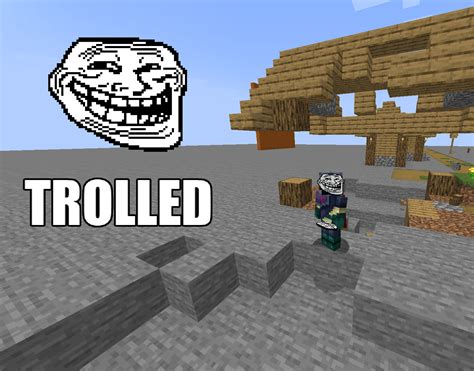 Troll Face Mask Minecraft Texture Pack