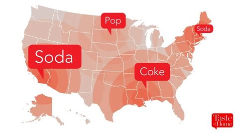 Soda Map Of The Us Map Of World