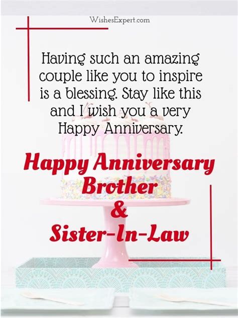 Wedding Anniversary Wishes For Brother Wishes For Brother Happy 25th