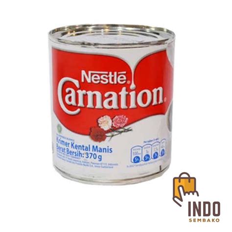 Susu Kental Manis Carnation 370g Nestle Carnation Kaleng Skm Putih