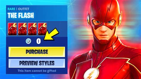 How To Unlock The Flash Skin In Fortnite New Free Skin Youtube