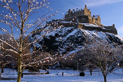 Collected Images — Edinburgh Castle In Winter Scotland