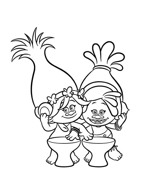 Princess Poppy Coloring Page For All Themes K5 Worksheets