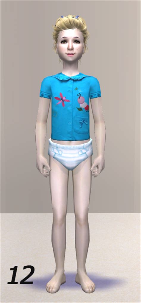 Mod The Sims Recolor Diapers For Children