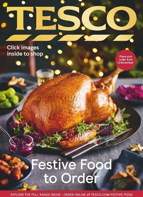Tesco Festive Food To Order Offers And Special Buys From 19 October
