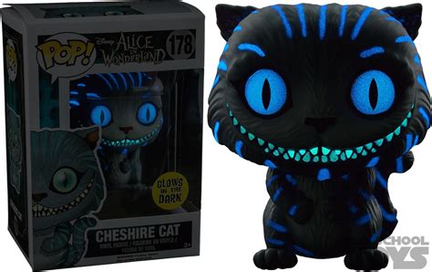 Cheshire Cat Alice In Wonderland Pop Vinyl Disney Funko Glows In The Dark Old School Toys