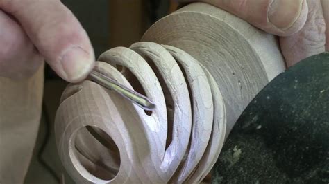 Woodturning A Hollow Spiral Globe Ornament Youtube
