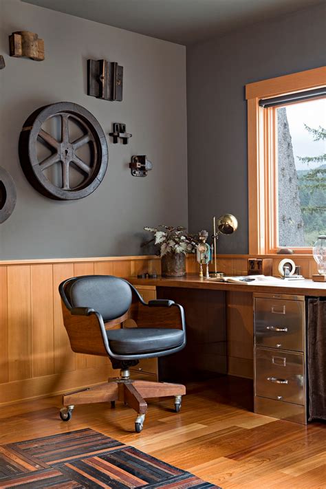 29 Industrial Home Office Designs Decorating Ideas Design Trends