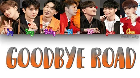 Ikon Goodbye Road Han Rom Eng Color Coded Lyrics Youtube