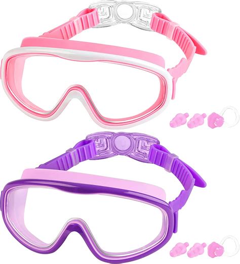 Fulllove Swim Goggles For Kids 2 Pack Swimming Goggles