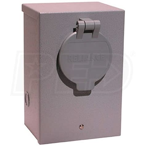 Reliance Controls 30 Amp Power Inlet Box W Built In Circuit Protection