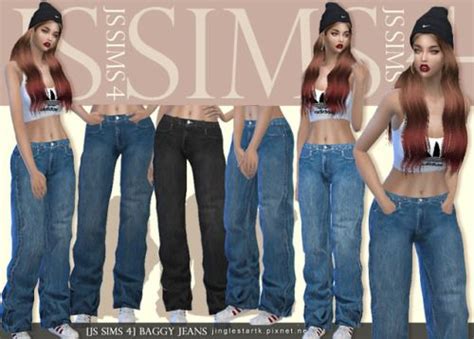 Baggy Jeans For The Sims 4 Js Sims 4 The Sims 4 Pc Sims Four Sims 4