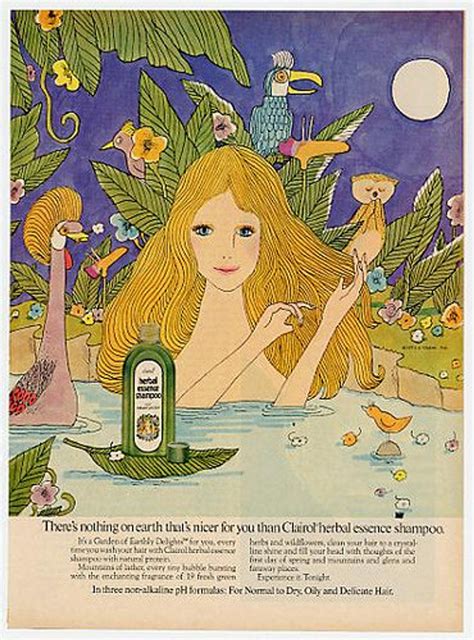 Herbal Essence Shampoo By Clairol Circa 1970s Retro Ads Vintage Advertisements Vintage Ads