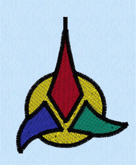 Star Trek Original Series Klingon Machine Embroidery File Embroidery
