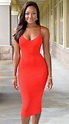 Red dress. | Sexy red dress, Sexy outfits, Women