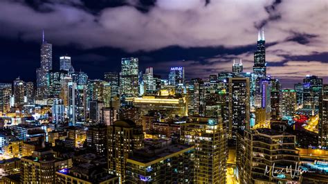 Downtown Chicago Skyline Downtown Chicago Winter Skyline High Res