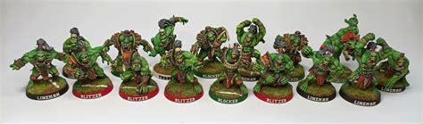 Savage Ork Blood Bowl Team D Printed And Then Painted R Minipainting