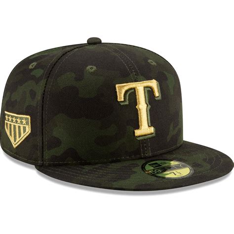 Texas Rangers New Era 2019 Mlb Armed Forces Day On Field 59fifty Fitted