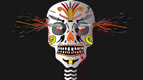 3840x2160 Skull Artist Colorful Digital Art Hd 4k