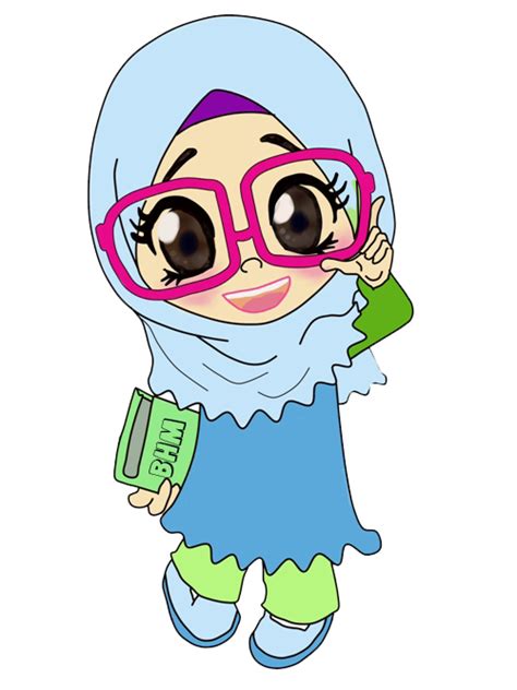 Animasi Guru Muslimah Png Arini Gambar