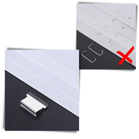 Push Clip Stapler Staple Remover Binder Push Clamp Office Stapler