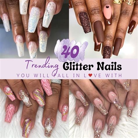 Top More Than 124 Glitter Nail Designs Pictures Vn