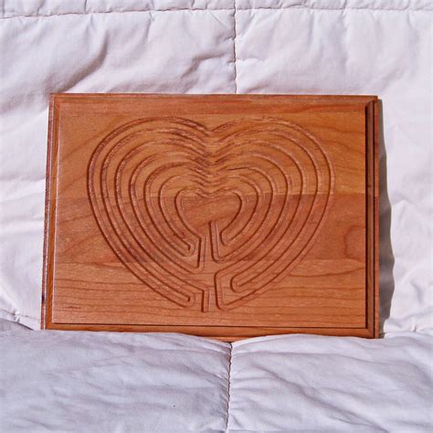 Heart Finger Labyrinth 6 Inch Cherry Etsy Labyrinth Ancient