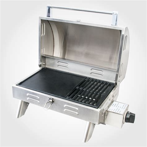 316 Marine Bbq Portable Boat Camp Gas Barbeque Stainless Steel Caravan Grill