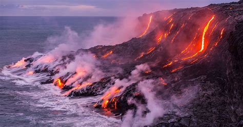 Parque Nacional Dos Vulcões Do Havaí Está Recebendo Visitantes à Noite