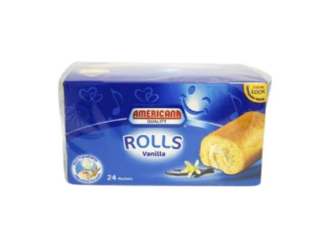 Buy Americana Single Mini Roll Vanilla 20 G X 24 Pcs Online In Bahrain