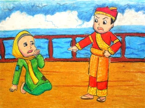 Menurut cerita dari mulut ke mulut ratu mendapat pujian ratu ramping kasih karena semua orang (rakyat negeri ini) tidak berani menatap wajah ratu yang cantik dan. Chapter 15 : Malin Kundang - Mantan Murid