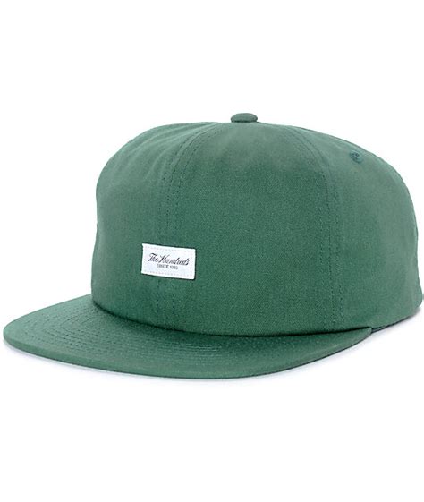The Hundreds Script Bistro Green Snapback Hat