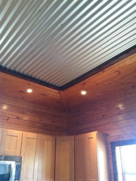 Corrugated Metal Ceiling Panels Rustic Corrugated Metal Ceiling The
