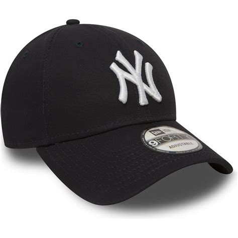 New Era Curved Brim 9forty Essential New York Yankees Mlb Navy Blue