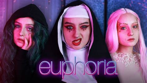 3 образа из сериала ЭЙФОРИЯ Euphoria Makeup Youtube