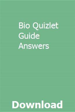 Iamthesenate july 10, 2017, 5:14am #6. Bio Quizlet Guide Answers | Biology worksheet, Biology ...