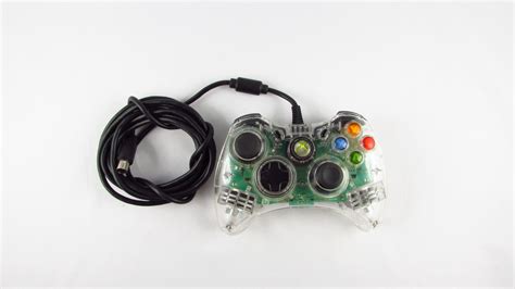 Pdp Afterglow Xbox 360 Green Light Przewodowy Kontroler Do Konsoli Pc
