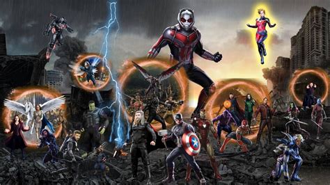 Avengers Assemble Endgame Portals Wallpaper Hd By Joshua121penalba On