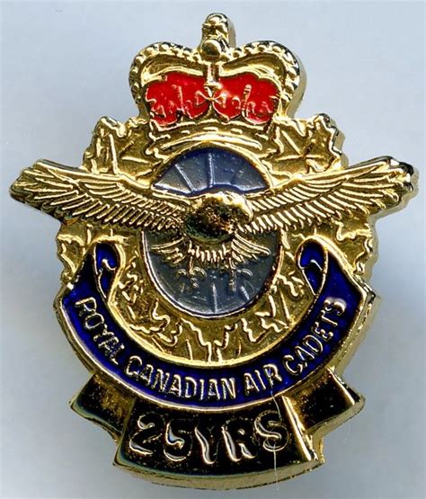 Royal Canadian Air Cadets 25 Years Cadet Royal Air