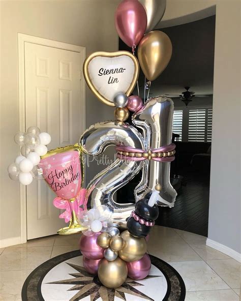 𝟗𝟎𝟗 𝐏𝐫𝐞𝐭𝐭𝐲 𝐏𝐞𝐭𝐚𝐥𝐬 On Instagram “todays Delivery 🚚 Cheers 🥂 To 21 Balloon 🎈 Bouquet Sur