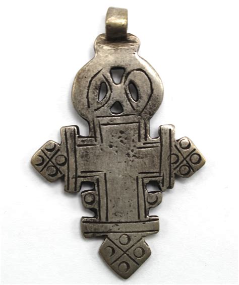 Vintage Ethiopian Axum Coptic Cross E310ybl Vanishing Arts Gallery