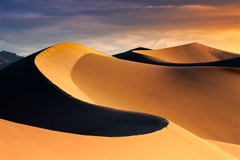 Mesquite Sand Dune Curves In Death Valley Fine Art Print Photos By