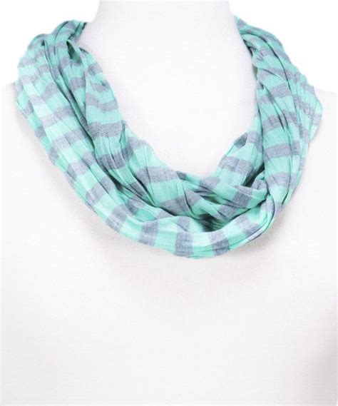 Look At This Tickled Pink Blue And Gray Stripe Infinity Scarf On Zulily