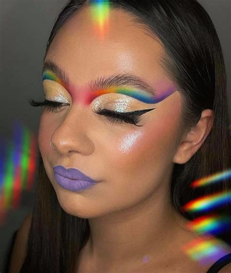 The Prettiest Rainbow Makeup Looks To Recreate For Pride Month In 2021