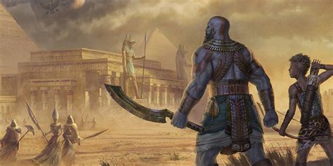God Of War Fan Art Imagining A Sequel Set In Egypt Resurfaces