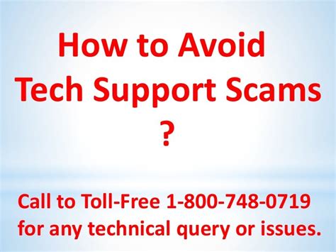 How To Avoid Tech Support Scam