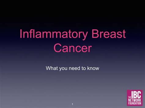 inflammatory breast cancer ibc information ppt